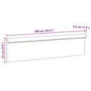 Sneglehegn 4 pcs Sølv 100 x 3,5 x 25 cm Rustfrit stål