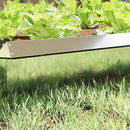 Sneglehegn Sølv 100 x 3,5 x 25 cm Galvaniseret stål