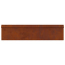 Sneglehegn 4 pcs Rusten 100 x 3,5 x 25 cm Cortenstål