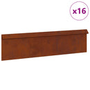 Sneglehegn 16 pcs Rusten 100 x 3,5 x 25 cm Cortenstål