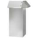 Sneglehegn Sølv 13,5 x 13,5 x 25 cm Galvaniseret stål
