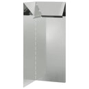 Sneglehegn Sølv 10 x 10 x 25 cm Galvaniseret stål