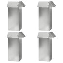 Sneglehegn 8 pcs Sølv Galvaniseret stål