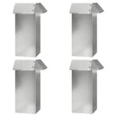 Sneglehegn 12 pcs Sølv Galvaniseret stål
