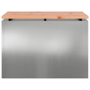Havebænk Sølv 60 x 40 x 43 cm Galvaniseret stål