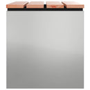 Havebænk Sølv 60 x 40 x 43 cm Galvaniseret stål