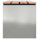 Havebænk Sølv 80 x 40 x 43 cm Galvaniseret stål