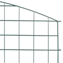 Damhegnsæt 5 pcs Grøn 100 x 50 cm Stål