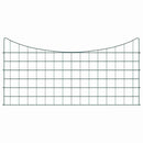 Damhegnsæt 5 pcs Grøn 100 x 50 cm Stål
