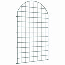 Damhegnsæt 8 pcs Grøn 50 x 80 cm Stål