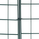 Damhegnsæt 8 pcs Grøn 50 x 80 cm Stål
