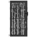 Haveport 85 x 175 cm Pulverlakeret Stål Sort Låses