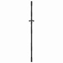 Haveport 85 x 175 cm Pulverlakeret Stål Sort Låses
