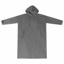 Tæppe-hoodie Mørkegrå l Flannel