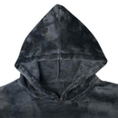 Tæppe-hoodie Mørkeblå m Flannel