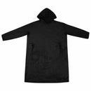 Tæppe-hoodie Sort l Flannel