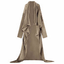 Tæppe-hoodie Camel F Flannel