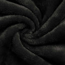 Tæppe-hoodie Sort L Fleece og Flannel