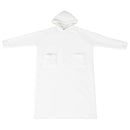Tæppe-hoodie Hvid L Fleece og Flannel