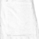 Badekåbe med hætte Hvid l Flannel