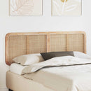 Hovedgærde med hovedgærde Naturfarvet 160 x 55 x 3 cm Rattan