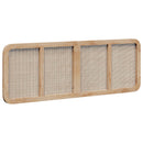 Hovedgærde med hovedgærde Naturfarvet 160 x 55 x 3 cm Rattan