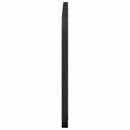 Hovedgærde med hovedgærde Sort 100 x 55 x 3 cm Rattan