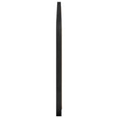 Hovedgærde med hovedgærde Sort 180 x 55 x 3 cm Rattan