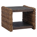 Sofabord Naturfarvet 45 x 45 x 45 cm Massiv Mahogni