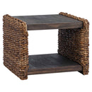 Sofabord Naturfarvet 45 x 45 x 45 cm Massiv Mahogni