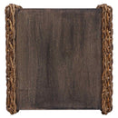 Sofabord Naturfarvet 45 x 45 x 45 cm Massiv Mahogni