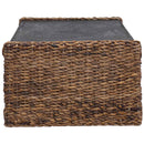 Sofabord Naturfarvet 110 x 55 x 35 cm Massiv Mahogni