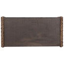 Sofabord Naturfarvet 110 x 55 x 35 cm Massiv Mahogni