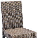 Spisestuestol 2 pcs Kubu Rattan og massiv mahogni træ