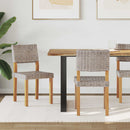 Spisestuestol 2 pcs Kubu rattan Kubu Grå 46 x 55 x 84 cm