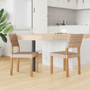 Spisestuestol 2 pcs Kubu rattan Naturfarvet 46 x 55 x 84 cm