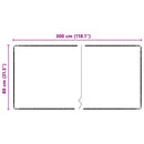 Tæppe Runner Sort 80 x 300 cm 100% Polypropylen Tuft