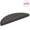 Selvklæbende Trappemåtter 15 stk. 56 x 17 x 3 cm Non-Slip