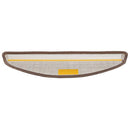 Selvklæbende Trappemåtter 15 stk. 56 x 17 x 3 cm Non-Slip Brun