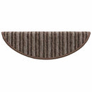 Selvklæbende Trappemåtter 15 stk. 56 x 17 x 3 cm Non-Slip Brun