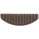 Selvklæbende Trappemåtter 15 stk. 65 x 21 x 4 cm Non-Slip Brun