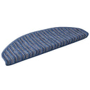 Selvklæbende Trappemåtter 15 stk. 65 x 21 x 4 cm Non-Slip Blå
