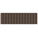Selvklæbende Trappemåtter 15 stk. 65 x 21 x 4 cm Non-Slip Brun