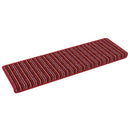Selvklæbende Trappemåtter 15 stk. 65 x 21 x 4 cm Non-Slip Rød