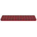 Selvklæbende Trappemåtter 15 stk. 65 x 21 x 4 cm Non-Slip Rød