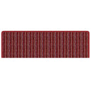 Selvklæbende Trappemåtter 15 stk. 65 x 21 x 4 cm Non-Slip Rød