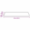 Selvklæbende Trappemåtter 15 stk. 65 x 21 x 4 cm Non-Slip Blå