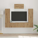 TV-møbelsæt 7 stk. Artisan Egetræ Konstrueret træ