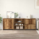 Sideboard 3 pcs Gammelt træ 70 x 41 x 75 cm Konstrueret træ