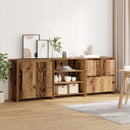 Sideboard 3 pcs Gammelt træ 70 x 41 x 75 cm Konstrueret træ